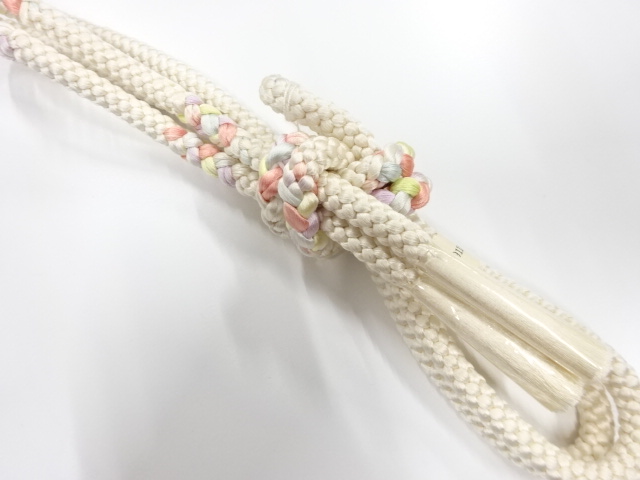 未使用品　正絹　手組帯締め